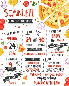 Pizza WC Chalkboard #200: Pizza WC Chalkboard #200