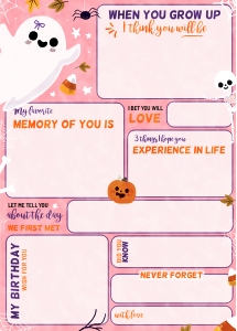 Halloween Time Capsule 5x7" card #473: Halloween Time Capsule 5x7" card #473
