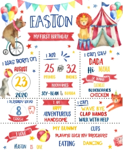 Circus Chalkboard - #506 design preview