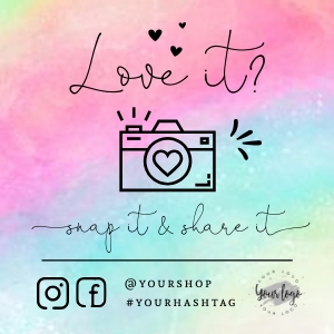 Snap and Share Card - BU020: Snap and Share Card - BU020