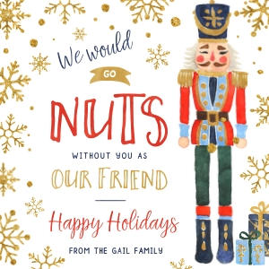 Nuts Gift Tag - TG005: Nuts Gift Tag - TG005