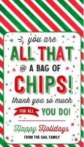 All That and a bag of chips Tags - TG031: All That and a bag of chips Tags - TG031