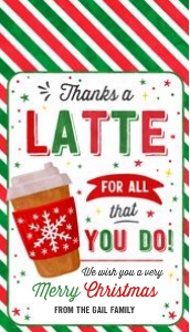 Thanks a Latte for all you do - TG037: Thanks a Latte for all you do - TG037