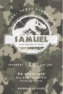 Dinossauro T-Rex -10x15cm - #449: Dinossauro T-Rex -10x15cm - #449