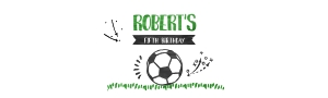 Soccer Party Potato Chip Can Labels - #442: Soccer Party Potato Chip Can Labels - #442