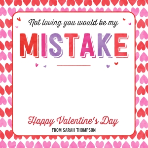 Mistake Valentine Tag - TG057 design preview