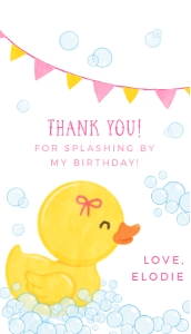 Rubber Duck Favor Tags - #428: Rubber Duck Favor Tags - #428