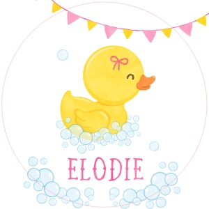 Rubber Duck Cupcake Topper - #428: Rubber Duck Decor Party Bundle  - 428