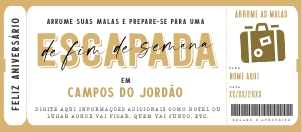 Escapada de Final de Semana Gift Voucher - #189 BRTKT: Escapada de Final de Semana Gift Voucher - #189 BRTKT