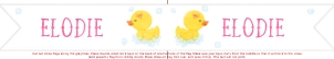 Rubber Duck Party Straw Flag- #428: Rubber Duck Decor Party Bundle  - 428