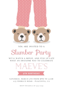 Sleepover Slumber Party  5x7"- #398: Sleepover Slumber Party 5x7"- #398
