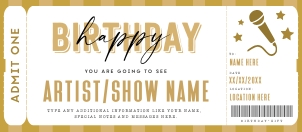 Concert/Show Gift Voucher - #183: Concert/Show Gift Voucher - #183
