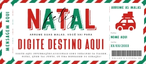 Voucher Vale Viagem Ed. Natal - #188cCE BRTKT: Voucher Vale Viagem Ed. Natal - #188cCE BRTKT