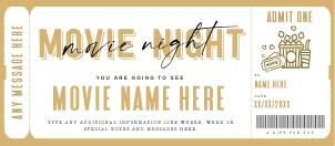 Movie Night Gift Voucher - #175: Movie Night Gift Voucher - #175