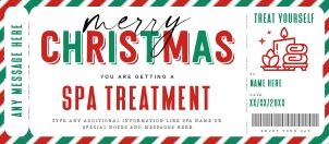 SPA Day Gift Voucher Christmas Ed.- #174 CE GT: SPA Day Gift Voucher Christmas Ed.- #174 CE GT