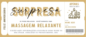 Voucher SPA Surpresa 20x9cm - #174 BRTKT: Voucher SPA Surpresa 20x9cm - #174 BRTKT