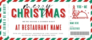 Dinner Night Gift Voucher Christmas Ed. - #173 CE GT: Dinner Night Gift Voucher Christmas Ed. - #173 CE GT