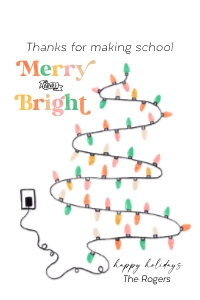 Thanks for Making School Merry and Bright Tag - TG108: Thanks for Making School Merry and Bright Tag - TG108