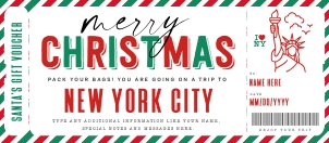 New York Trip Voucher Christmas Ed. - #171 CE: New York Trip Voucher Christmas Ed. - #171 CE