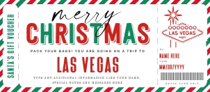 Las Vegas Trip Voucher Christmas Ed. - #170 CE: Las Vegas Trip Voucher Christmas Ed. - #170 CE