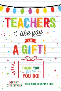 Teachers like you are a gift tag - TG114: Teachers like you are a gift tag - TG114