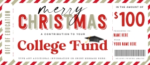College Fund Christmas Ed. - #166b CE: College Fund Christmas Ed. - #166b CE