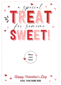 A Little Treat Gift Card Holder - X029: A Little Treat Gift Card Holder - X029