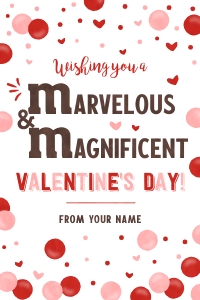 Marvelous & Magnificent Valentines Tag - TG124: Marvelous & Magnificent Valentines Tag - TG124