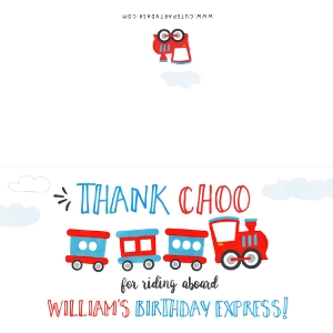 Train Food Card, Bag Topper, Place Card 2 - #386: Train Food Card, Bag Topper, Place Card 2 - #386