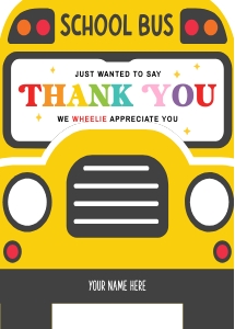 Bus Driver Gift Card Holder - X030 design preview