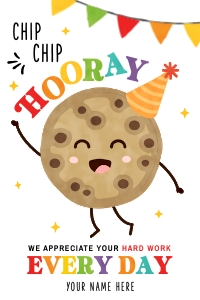 Chip Chip Hooray Appreciation Tag - TG133: Chip Chip Hooray Appreciation Tag - TG133