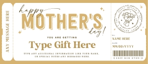 Surprise Gift Voucher Mother's Day Ed.- #180 MD GT 2: Surprise Gift Voucher Mother's Day Ed.- #180 MD GT 2