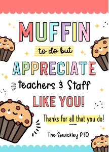 Muffin without you 5x7" Sign - TG159: Muffin without you Sign - TG159
