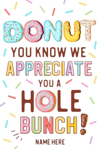 DONUT You Know Gift Tag - TG167 design preview