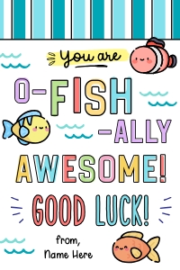 You are oFISHally awesome Gift Tag - TG182 design preview