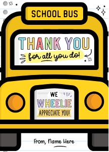 Bus Driver Gift Card Holder - X037 design preview