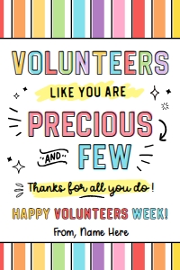 Volunteers Thank You Tag - TG217: Volunteers Thank You Tag - TG217