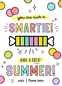 You're Such a SMARTIE Tag - TG216 design preview
