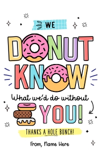 Appreciation Donut Tag - TG219 design preview