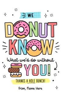 Appreciation Donut Tag - TG219: Appreciation Donut Tag - TG219