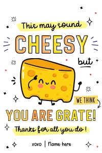 Sound Cheesy Gift Tags - TG224 design preview
