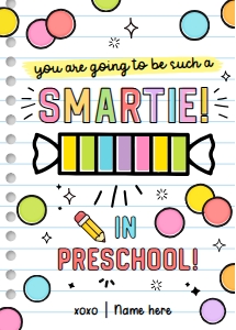 You're going to be Such a SMARTIE Tag - TG232: You're going to be Such a SMARTIE Tag - TG232