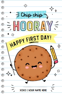 Chip Chip Hooray Cookies Tag - TG244: Chip Chip Hooray Cookies Tag - TG244