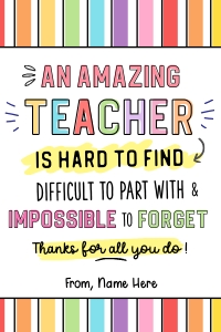 Teacher Thank You Gift Tag - TG245 design preview