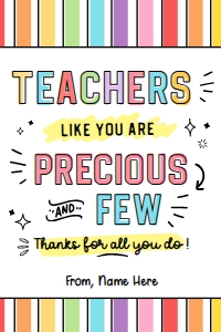 Teachers Thank You Tag - TG246: Teachers Thank You Tag - TG246