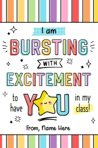 Bursting With Excitement Tag - TG247: Bursting With Excitement Tag - TG247