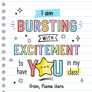 Bursting With Excitement Tag - TG248 design preview