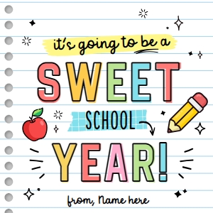 A Sweet School Year Tag - TG252: A Sweet School Year Tag - TG252