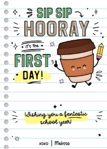Sip Sip Hooray It's the First Day - X055: Sip Sip Hooray It's the First Day - X055