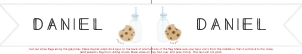 Milk Cookies Party Straw Flag Blue - #526: Milk and Cookies Party Decor Bundle - #526
